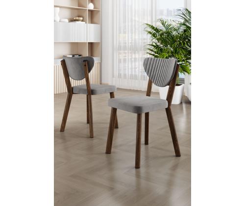 Tuoliryhmä Arfe - Harmaa, Ruskea