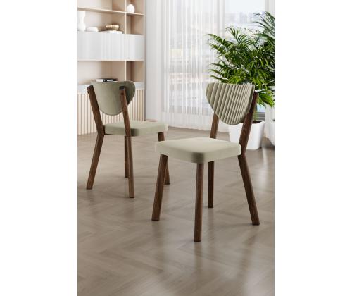 Tuoliryhmä Arfe - Kermanvärinen, Ruskea