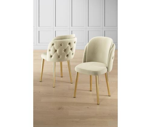 Kalustesarja Axle tuolit - Cream, Gold