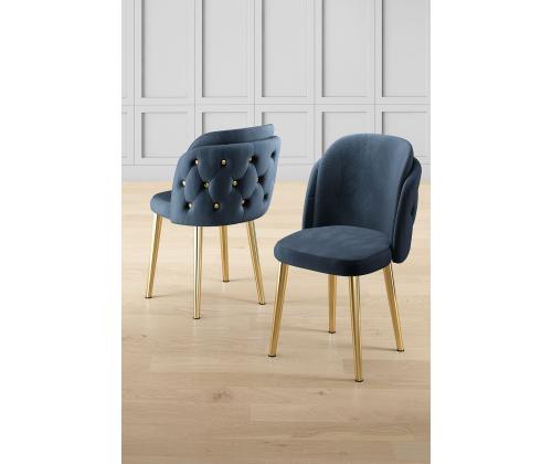 Huonekalusarja Akselituolit - Antrasiitti, Kultainen