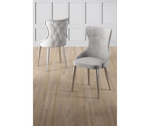 Tuoliryhmä Alpa - Harmaa, Kromi