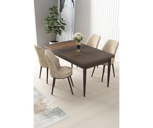 Huonekalujen tuolisarja Nil - Barokki, Kermanvärinen