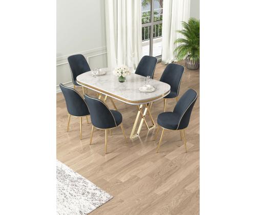 Tuoliryhmä Lai - Valkoinen, Kulta, Antrasiitti, Antrasiitti