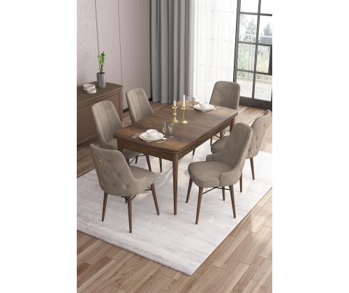 Huonekalusarja tuolit Are - Barokki, Cappuccino