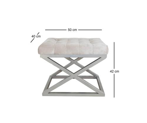 Capraz - hopea, tummanvalkoinen