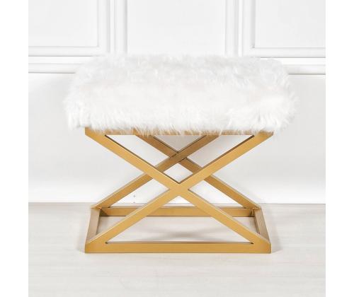 Capraz Plush - Kulta, Valkoinen