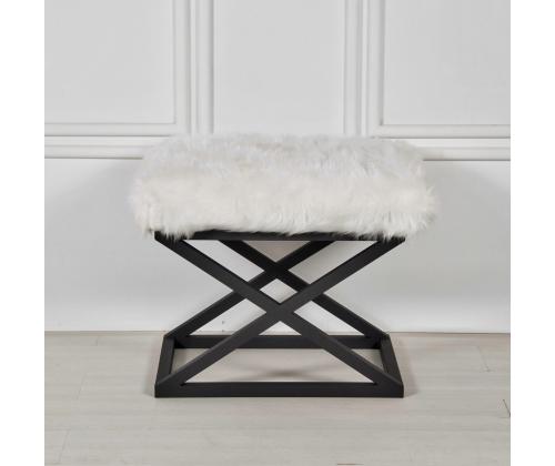 Capraz Plush - musta, valkoinen