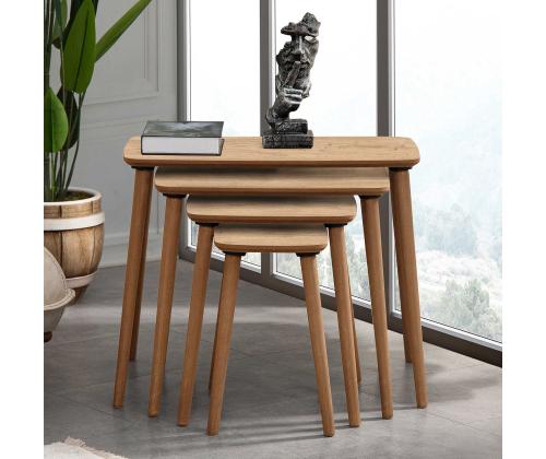 Huonekalujen pöytäsarja Luci - Tammi