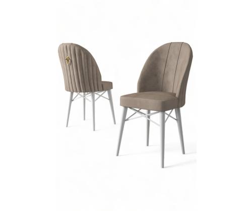 Tuoliryhmä Ritim - Cappuccino, Valkoinen