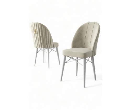 Tuoliryhmä Ritim - Cream, Valkoinen