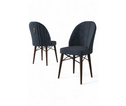 Huonekalusarja tuoleineen Ritim - Antrasiitti, Ruskea