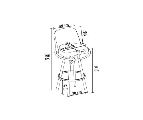 Baarijakkaroiden sarja Atex - Antrasiitti, Musta