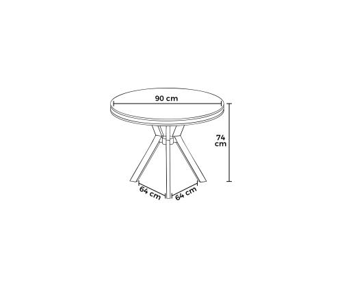 Laud Mos - Valkoinen marmori, kulta