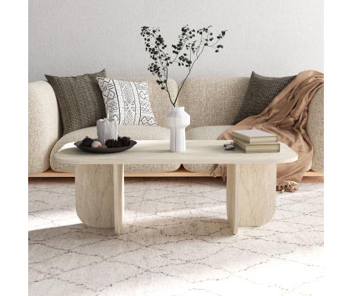 Sohvapöytä Becaj - Travertiini