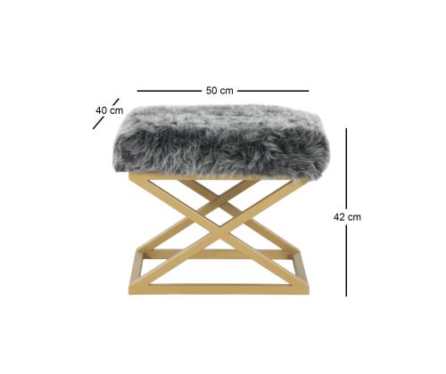 Capraz Plush - Kulta, harmaa