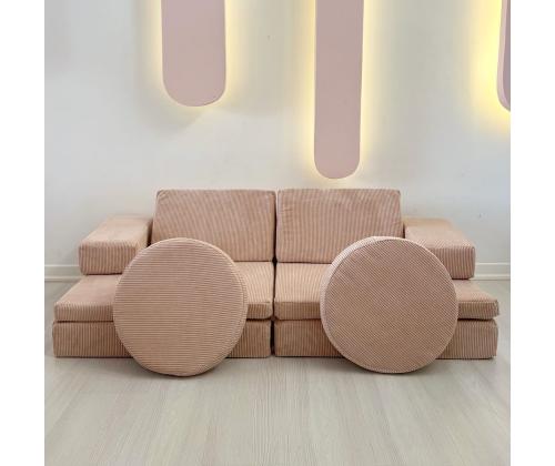 Sohva palapeli - vaaleanpunainen