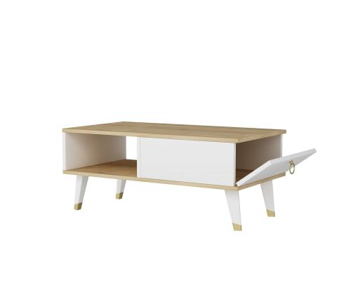 Sohvapöytä Delux - Sapphire, valkoinen