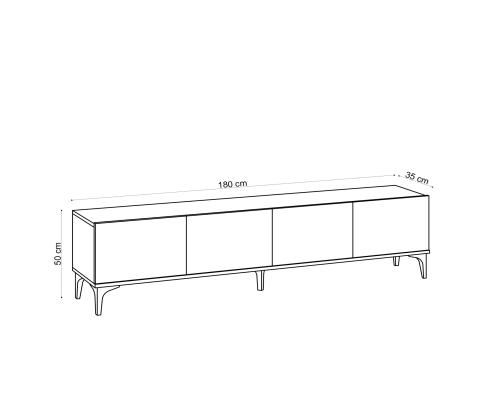 TV-pöytä Nora - Sapphire Oak