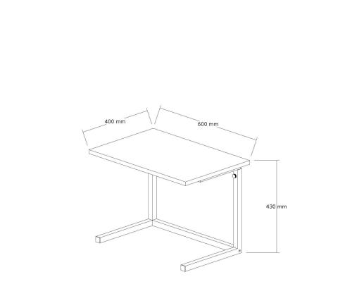 Sparkle tietokonepöytä - Atlantic Pine
