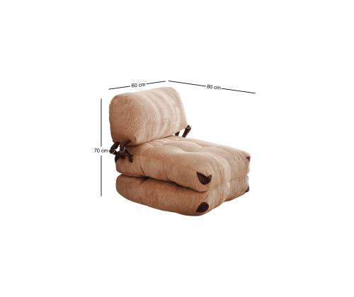 Sohva Fold Kadife - Camel