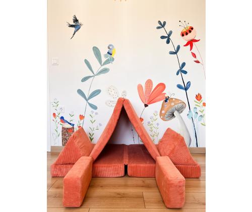 Sohva Puzzle - Oranssi