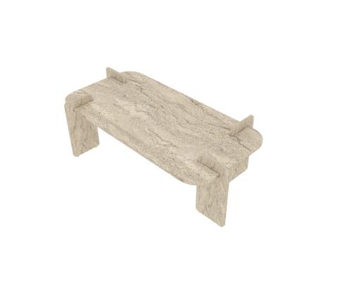 Sohvapöytä Lovge - Travertiini