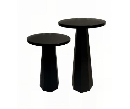 Sohvapöytä Lilyum (57 + 47) - Musta