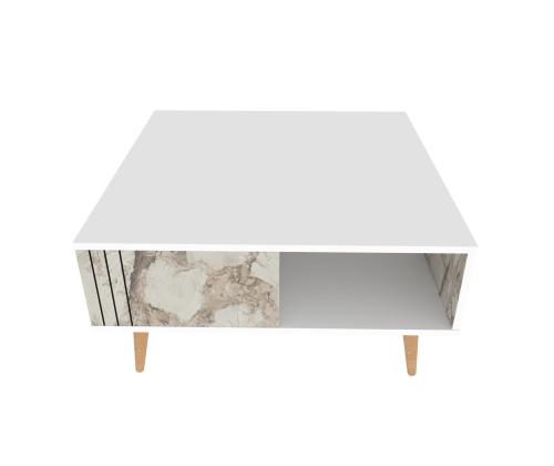 Sohvapöytä Ronas - Valkoinen