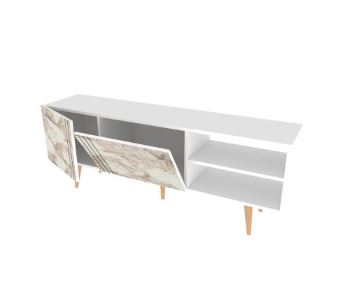 TV-pöytä Ronas - Valkoinen