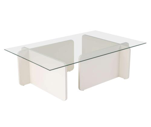 Sohvapöytä Flavio - Puinen valkoinen