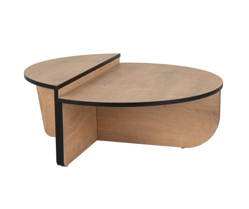 Sohvapöytä Orion - Honey Oak, Musta