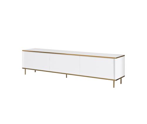 TV-pöytä Imaj - Valkoinen, Kulta