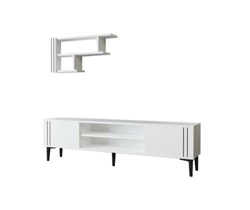 TV laud Snow Set - Valkoinen