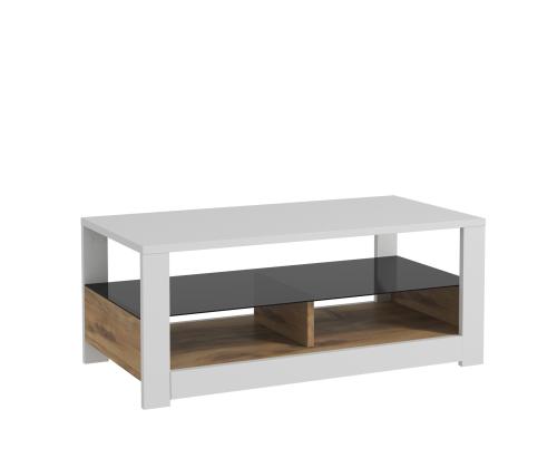 Sohvapöytä Aydos - Valkoinen, Tammi