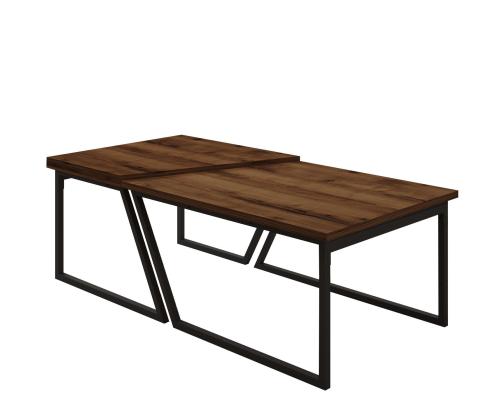 Sohvapöytä Verona P0024623 - Rustiikkinen pähkinäpuu