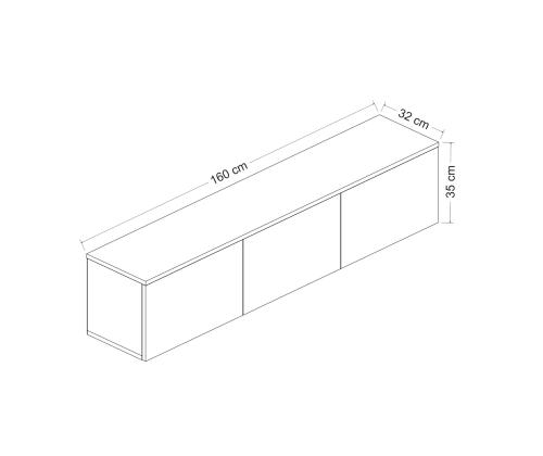 TV laud Neon valaistu - Travertiini