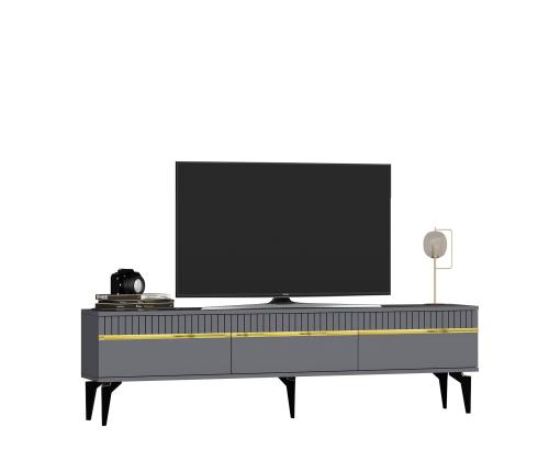 TV laud Defne - Antrasiitti, kultainen