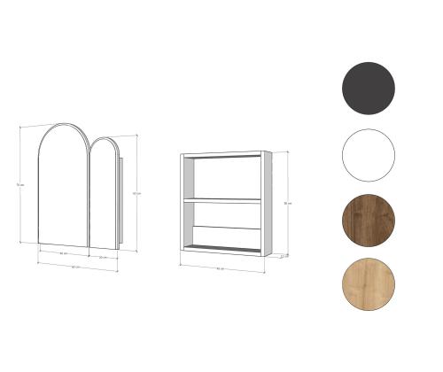 Classe-kaappi - Musta