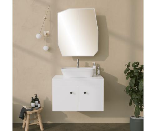 Kvartsikaappi - valkoinen