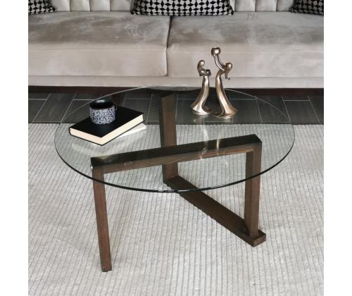 Sohvapöytä Yuvarlak Cam Orta Sehpa S300