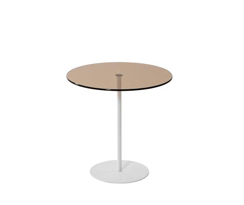 Chill-Out sohvapöytä - Valkoinen, pronssi