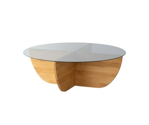 Sohvapöytä Lily Wood - Fume, Tammi