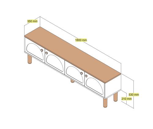TV ylistää Bohem 851 - Cream