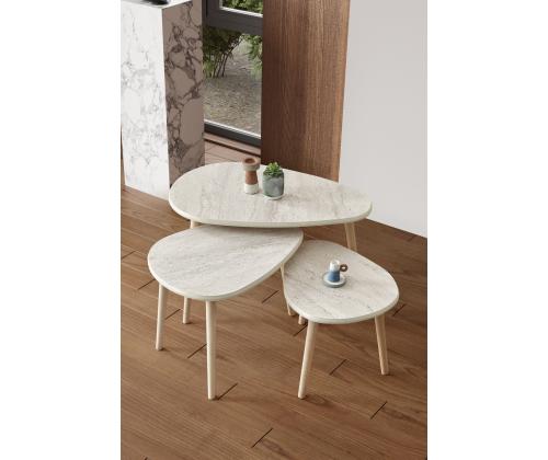 Sohvapöytä Alvin - Travertiini