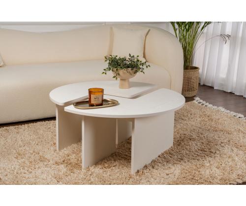 Sohvapöytä Moira - Wood White