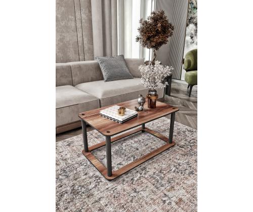 Sohvapöytä Hole Rect - Pähkinäpuu