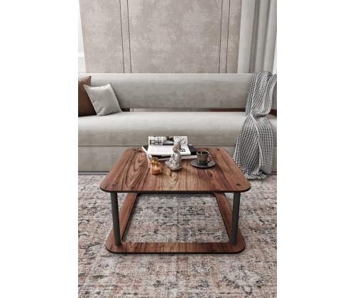 Sohvapöytä Hole Square - Pähkinä