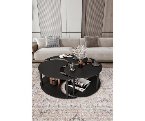 Sohvapöytä Yin Yang 3 70 - Musta
