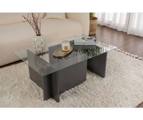 Sohvapöytä Vetrino - Antrasiitti