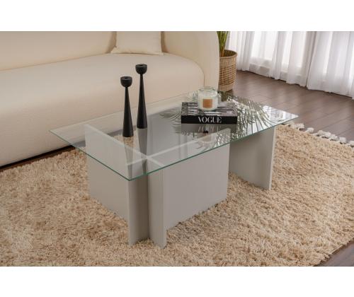 Sohvapöytä Vetrino - Harmaa